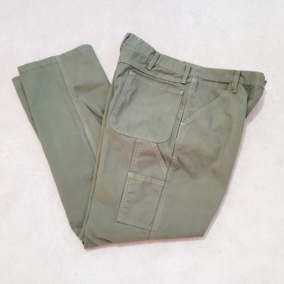Wrangler Other - Men's Wrangler Authentic Carpenter Pants Size 36x34 Workpants 100% Cotton